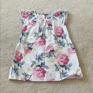GAP Floral Kids Dress - Pink and White